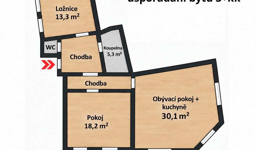 Prodej bytu 2+1 80 m², Boskovice – náhled fotky 28