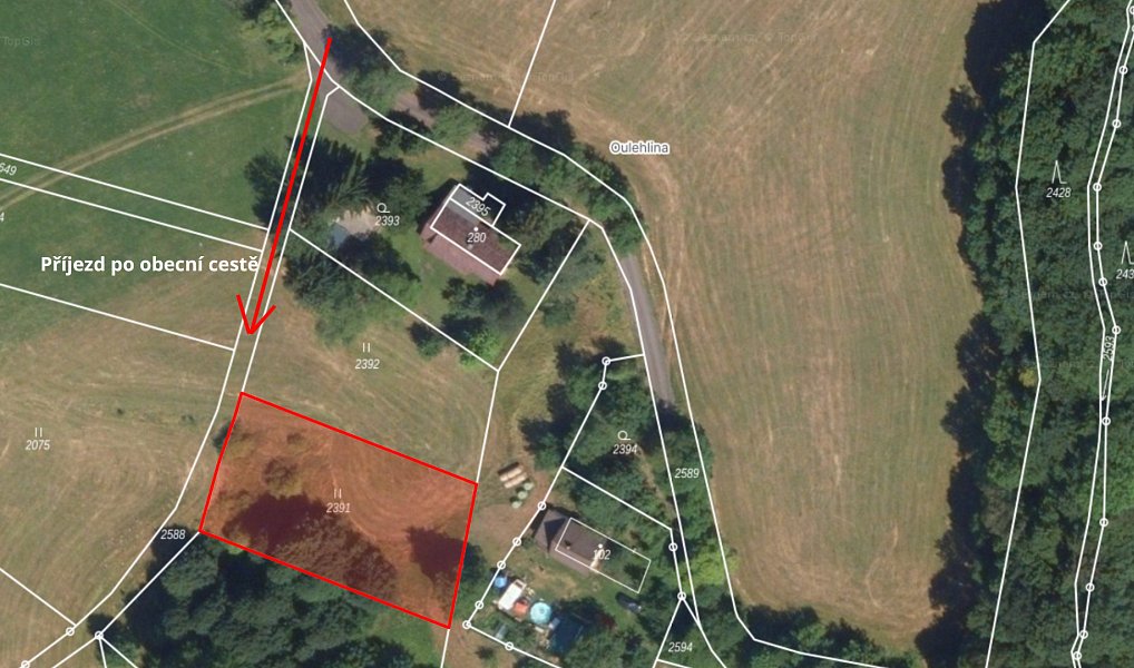 Prodej zahrady 1 287 m², Mírová pod Kozákovem – náhled fotky 2