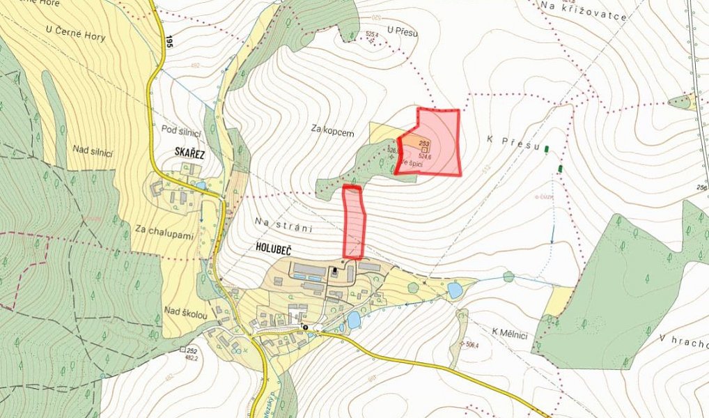 Prodej pole 23 705 m², Hostouň – náhled fotky 2
