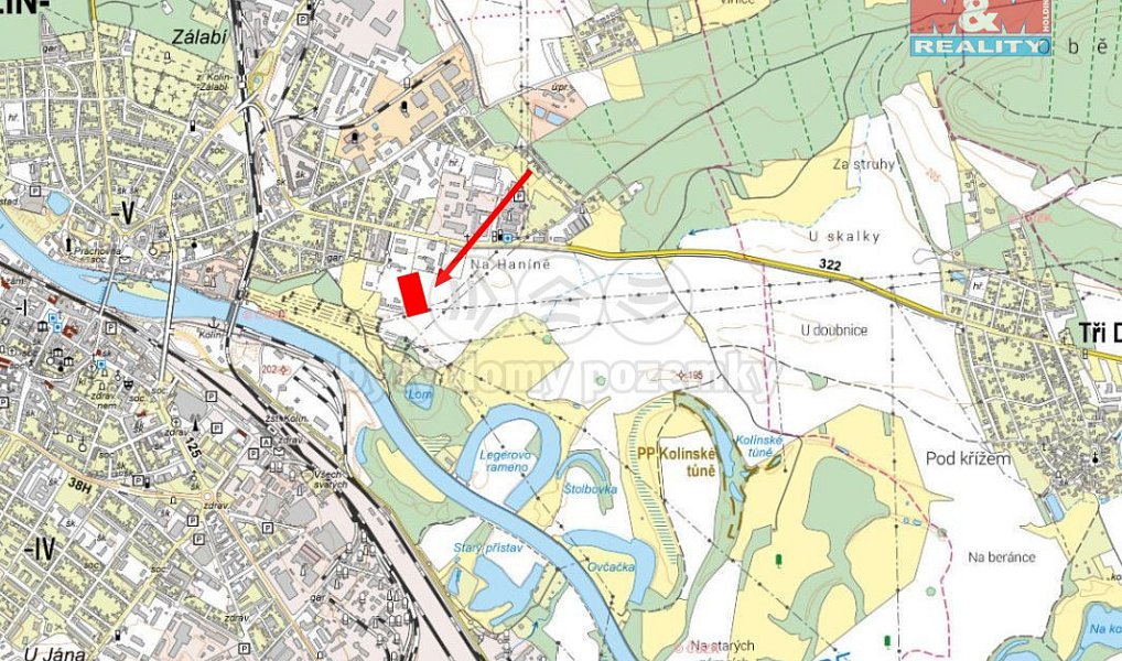 Prodej komerčního pozemku 5 627 m², Kolín – náhled fotky 3