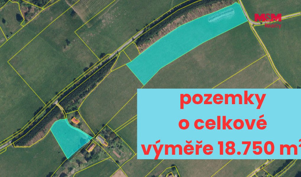 Prodej louky 3 989 m², Dobré – náhled fotky 2