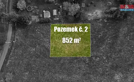 Prodej stavebního pozemku 852 m², Nový Oldřichov, okres Česká Lípa