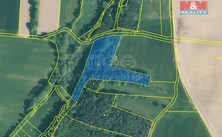 Prodej lesa 11 147 m², Paračov, okres Strakonice