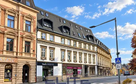 Pronájem bytu 1+kk 30 m², Anenské náměstí, Jablonec nad Nisou