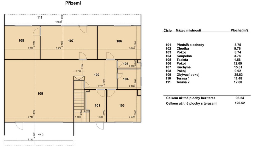 Prodej domu 170 m² s pozemkem 551 m², Miroslav – náhled fotky 48