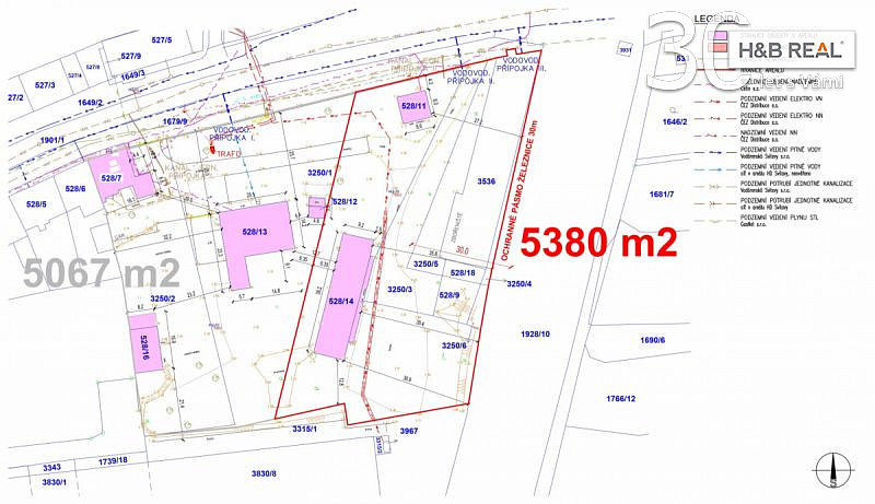 Prodej komerčního pozemku 5 380 m² – fotografie 2