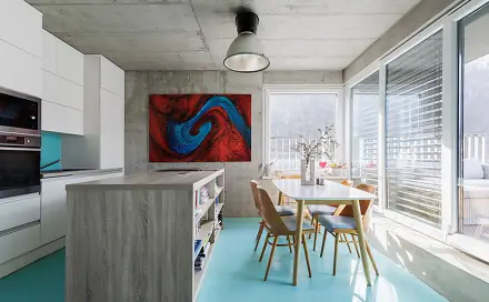 Pronájem bytu 3+kk 82 m², Korybutova, Praha 8 - Karlín