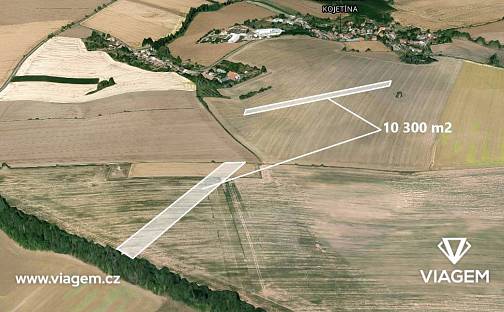 Prodej pole 1 888 m², Pavlovice u Kojetína, okres Prostějov