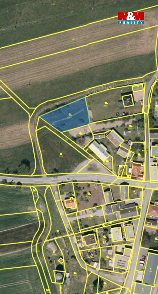 Prodej stavebního pozemku 1 097 m² – pohled 4