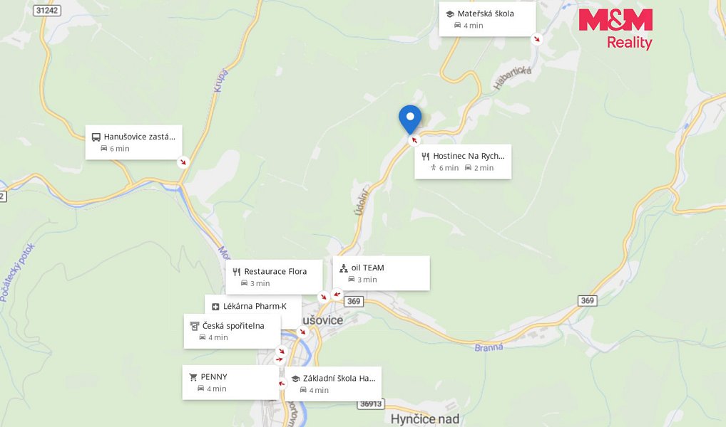 Prodej stavebního pozemku 1 595 m², Hanušovice – náhled fotky 4