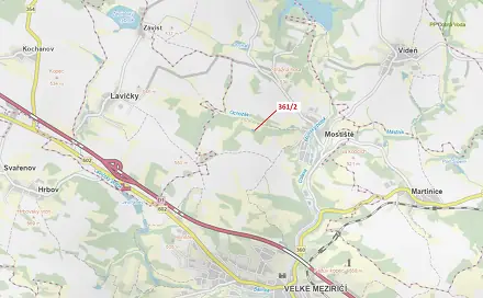Dražba lesa 927 m², Velké Meziříčí