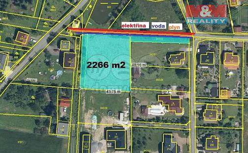 Prodej stavebního pozemku 2 266 m², Dolní Tošanovice, okres Frýdek-Místek