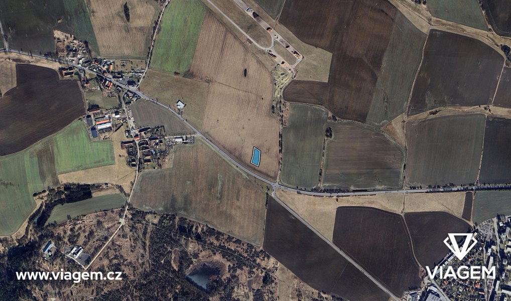 Prodej pole 922 m², Tábor – náhled fotky 3