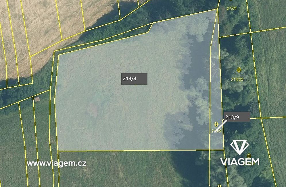 Prodej pole 1 162 m²
