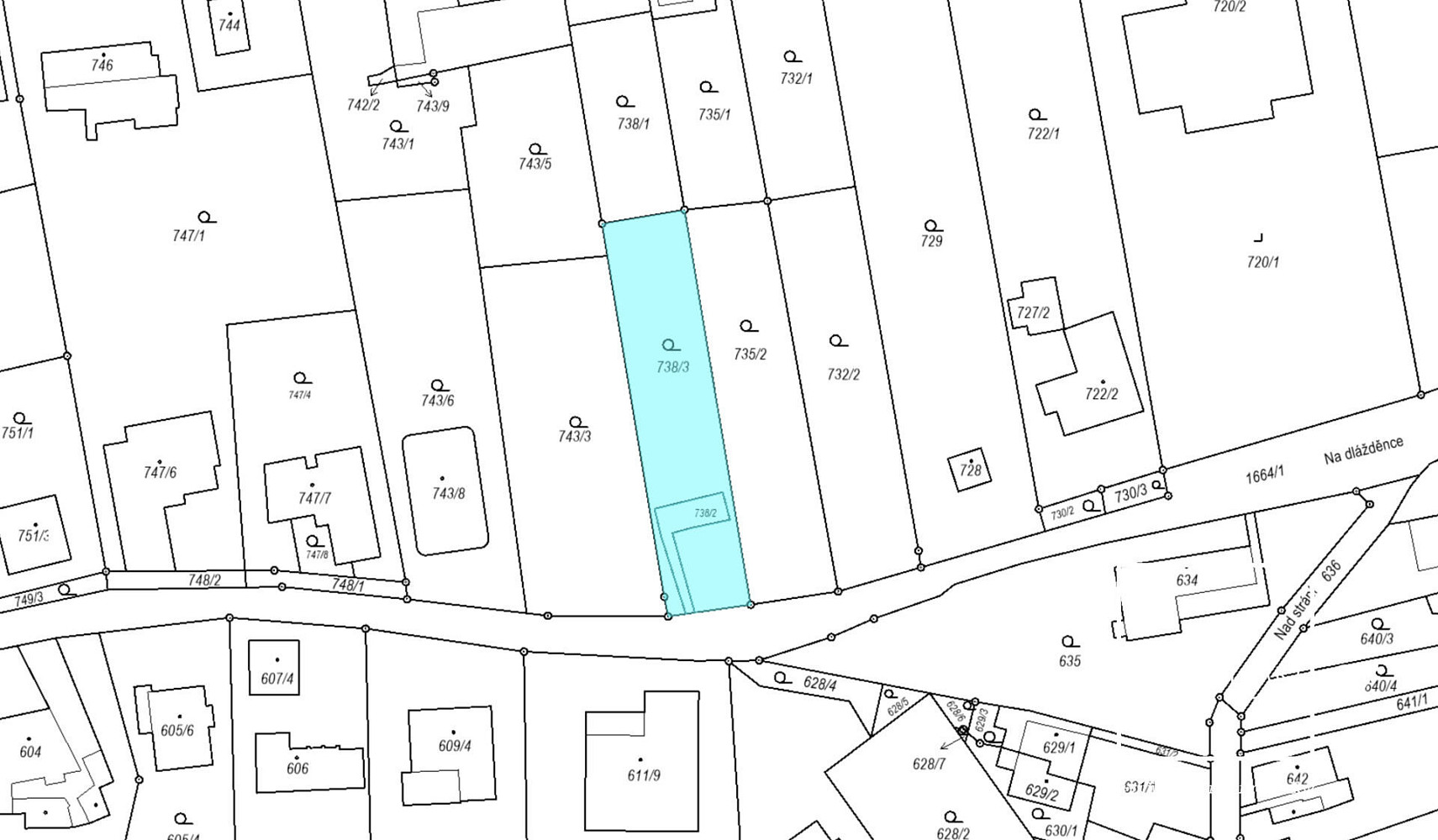 Prodej stavebního pozemku 700 m² — photo 3