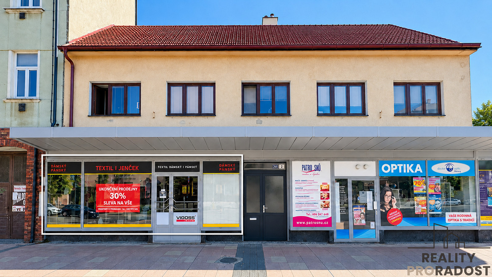 Pronájem obchodních prostor 121 m²