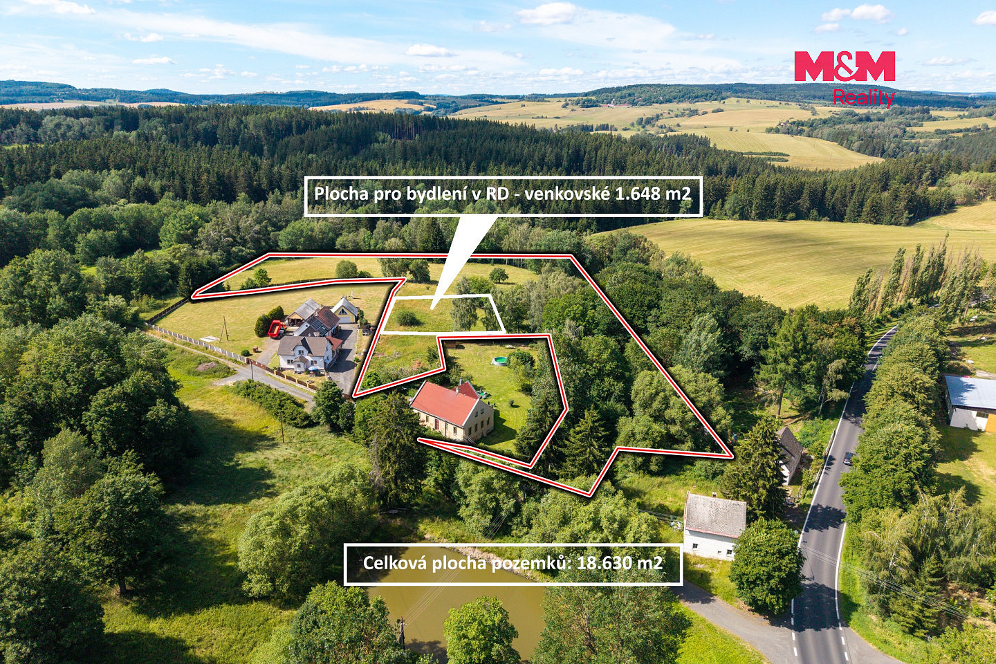 Prodej stavebního pozemku 18 630 m² – fotografie 2