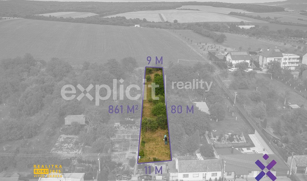 Prodej stavebního pozemku 861 m², Uherský Brod – náhled fotky 13