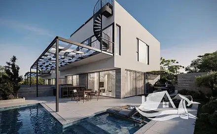 Prodej domu 140 m² s pozemkem 255 m², Kissonerga, Kypr