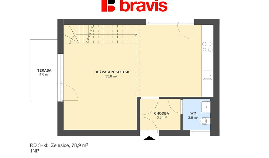 Prodej stavebního pozemku 635 m², Želešice – náhled fotky 4
