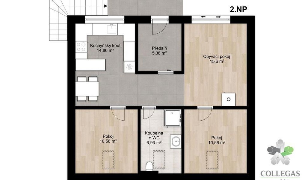 Prodej domu 124 m² s pozemkem 369 m², Hustopeče – náhled fotky 34