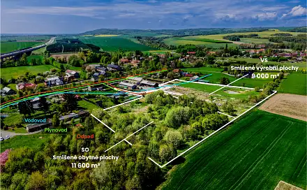 Prodej stavebního pozemku 22 000 m², Fulnecká, Hladké Životice, okres Nový Jičín