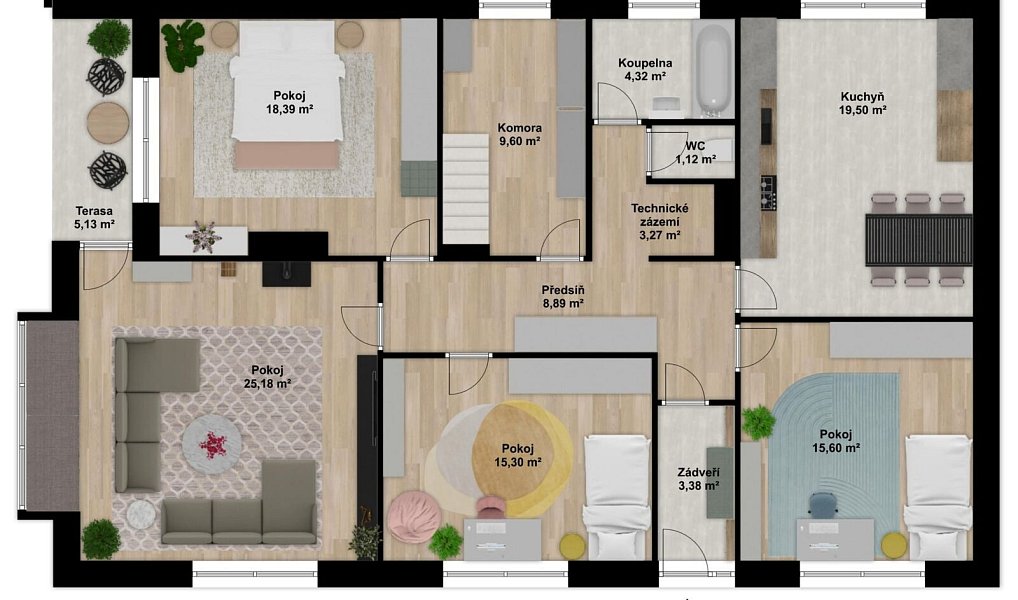 Prodej domu 130 m² s pozemkem 1 440 m², Roštín – náhled fotky 5
