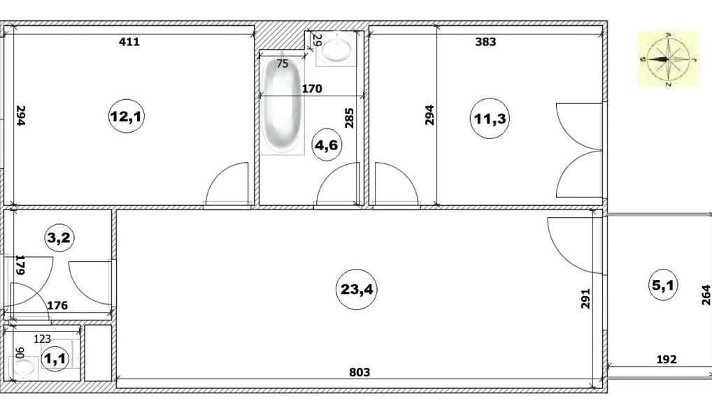 Pronájem bytu 3+kk 61 m², Dobříš – náhled fotky 31