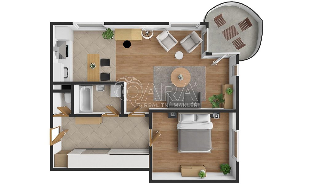 Prodej bytu 2+kk 59 m², Praha – náhled fotky 6