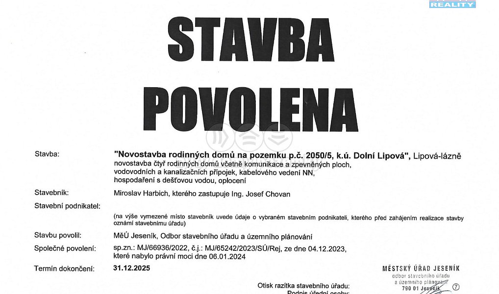 Prodej stavebního pozemku 903 m², Lipová-lázně – náhled fotky 6