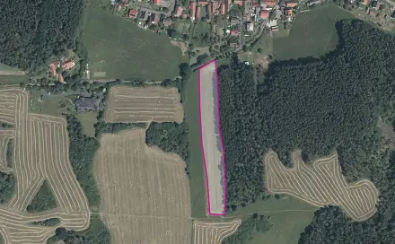 Prodej pole 4 793 m², Obory, okres Příbram