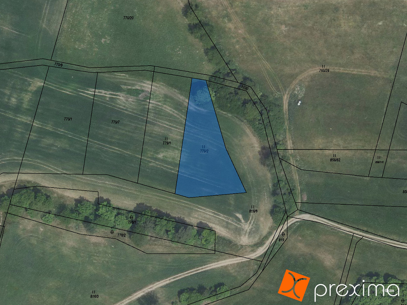Prodej pozemku 534 m²