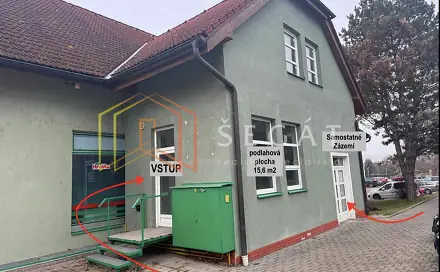 Pronájem obchodních prostor 19 m², Dlouhá, Slavičín, okres Zlín