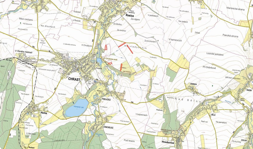 Prodej pole 10 394 m², Rosice – náhled fotky 2