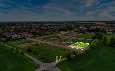 Prodej stavebního pozemku 937 m², Majetín, okres Olomouc