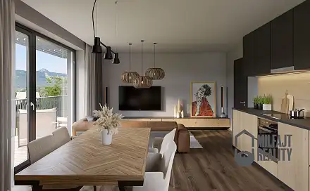 Prodej bytu 2+kk 49 m², K Sportovnímu Areálu, Liberec - Liberec XXV-Vesec