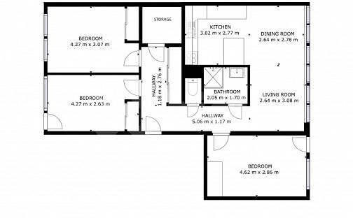 Prodej bytu 4+kk 92 m², Holandská, Kladno - Kročehlavy