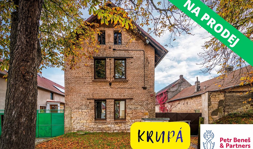 Prodej domu 120 m² s pozemkem 1 069 m², Krupá – fotka 1 z 43