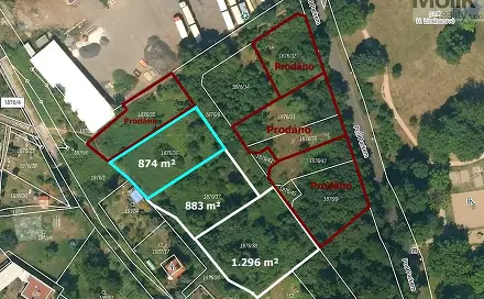 Prodej stavebního pozemku 874 m², Prokopská, Krupka, okres Teplice