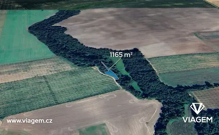 Prodej pole 1 165 m², Lipno, okres Louny