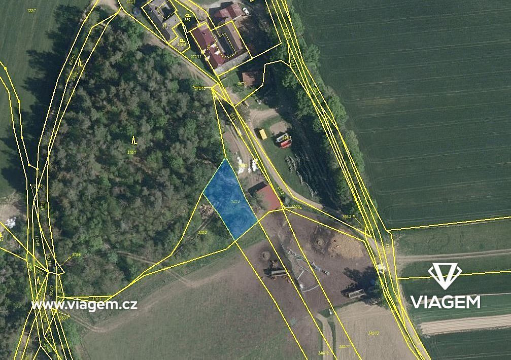 Prodej zahrady 221 m², Červená Řečice