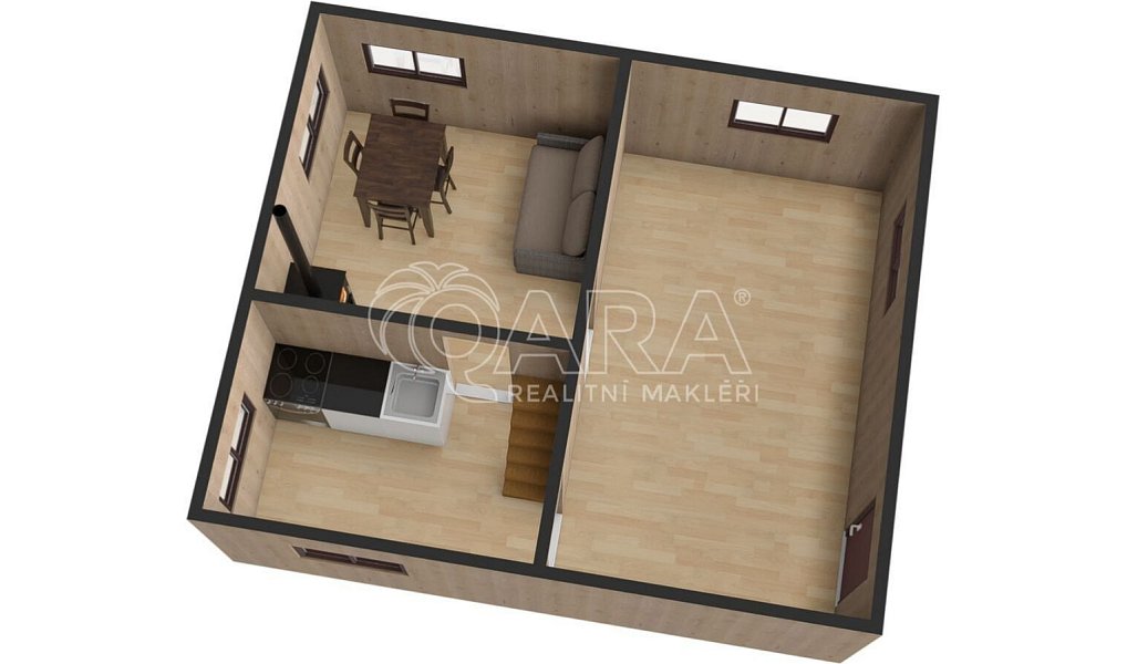 Prodej chaty/chalupy 44 m² s pozemkem 33 m², Krňany – náhled fotky 15