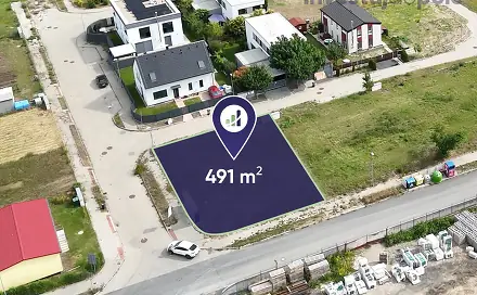 Prodej stavebního pozemku 491 m², Praha 8 - Ďáblice