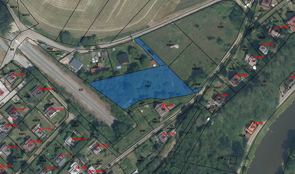 Prodej stavebního pozemku 1 710 m², Vlastějovice – náhled fotky 4