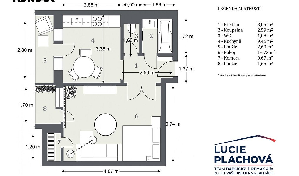 Prodej bytu 1+1 36 m², Hradec Králové – náhled fotky 16