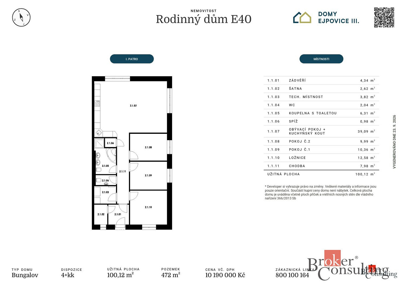 Prodej domu 100 m² s pozemkem 472 m² – fotografie 3