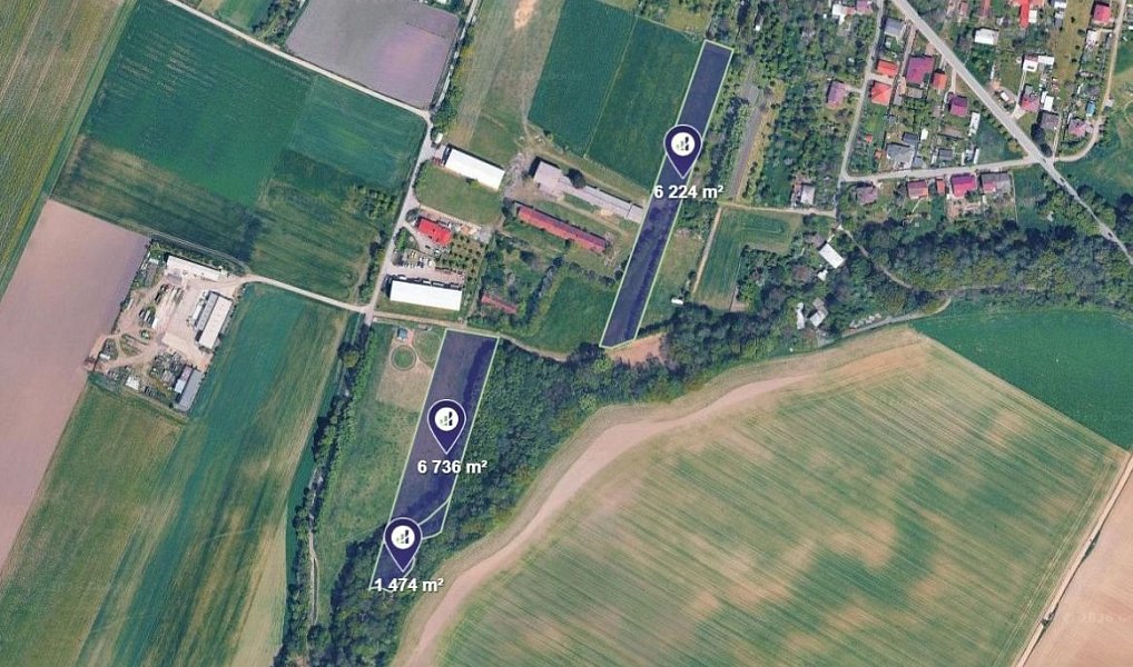 Prodej pole 6 343 m², Přílepy – fotka 1 z 5