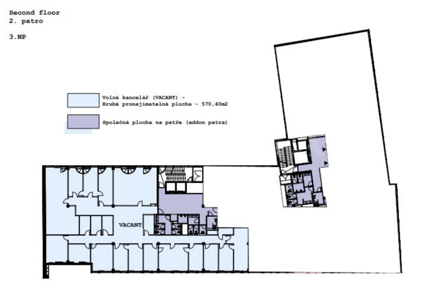 Pronájem kanceláře 570 m² – fotografie 3