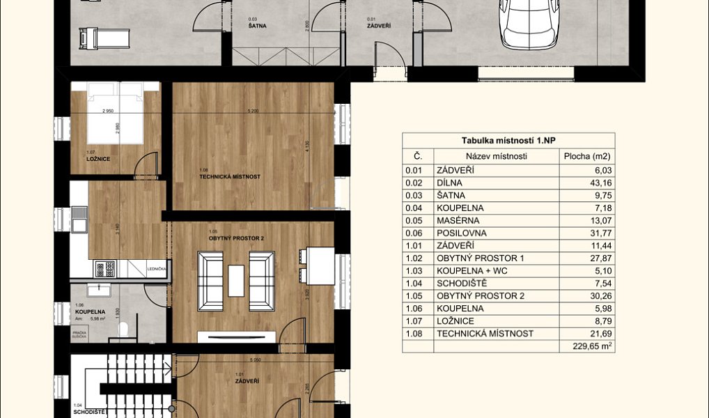 Prodej domu 353 m² s pozemkem 2 667 m², Skotnice – náhled fotky 3