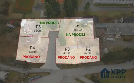 Prodej stavebního pozemku 598 m², Tábor